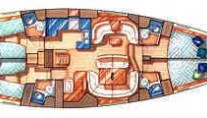 jeanneau 54DS plan